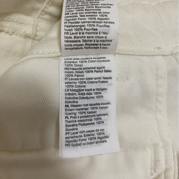 & Other Stories White / Cream Denim Mini Dress - Picture 10 of 10